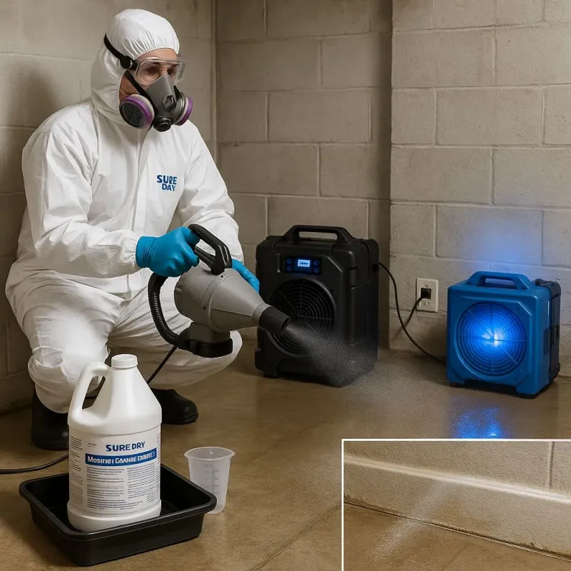 Sanitization and Odor Removal process in Willard, UT